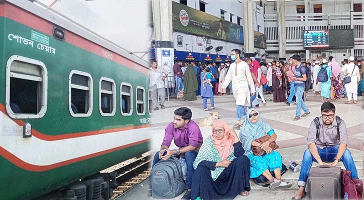 শনিবারও কমলাপুরে ট্রেনের ভয়াবহ শিডিউল বিপর্যয়