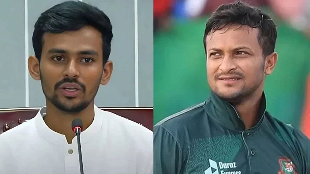 সাকিবের দেশে না ফেরা নিয়ে যা জানালেন ক্রীড়া উপদেষ্টা