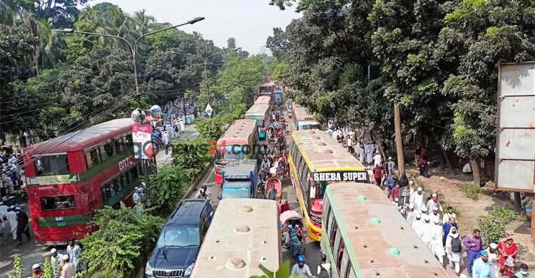 রাজধানীতে তীব্র যানজট, ভোগান্তিতে নগরবাসী