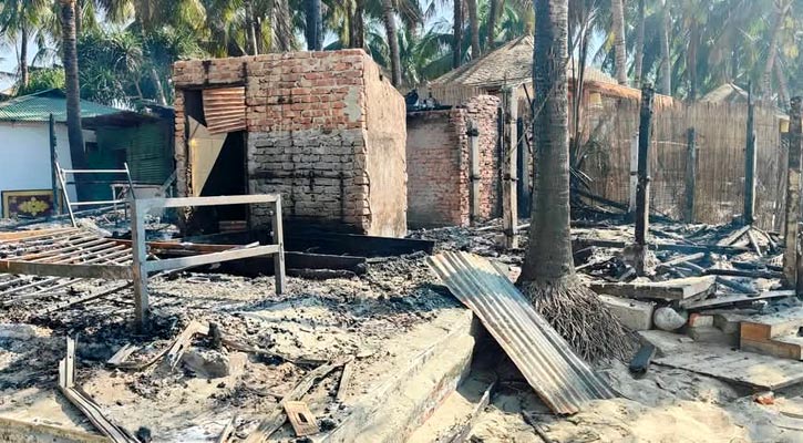 সেন্টমার্টিনে ৩ রিসোর্ট পুড়ে ৫ কোটি টাকার ক্ষতি