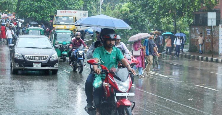 চার বিভাগে বৃষ্টির আভাস