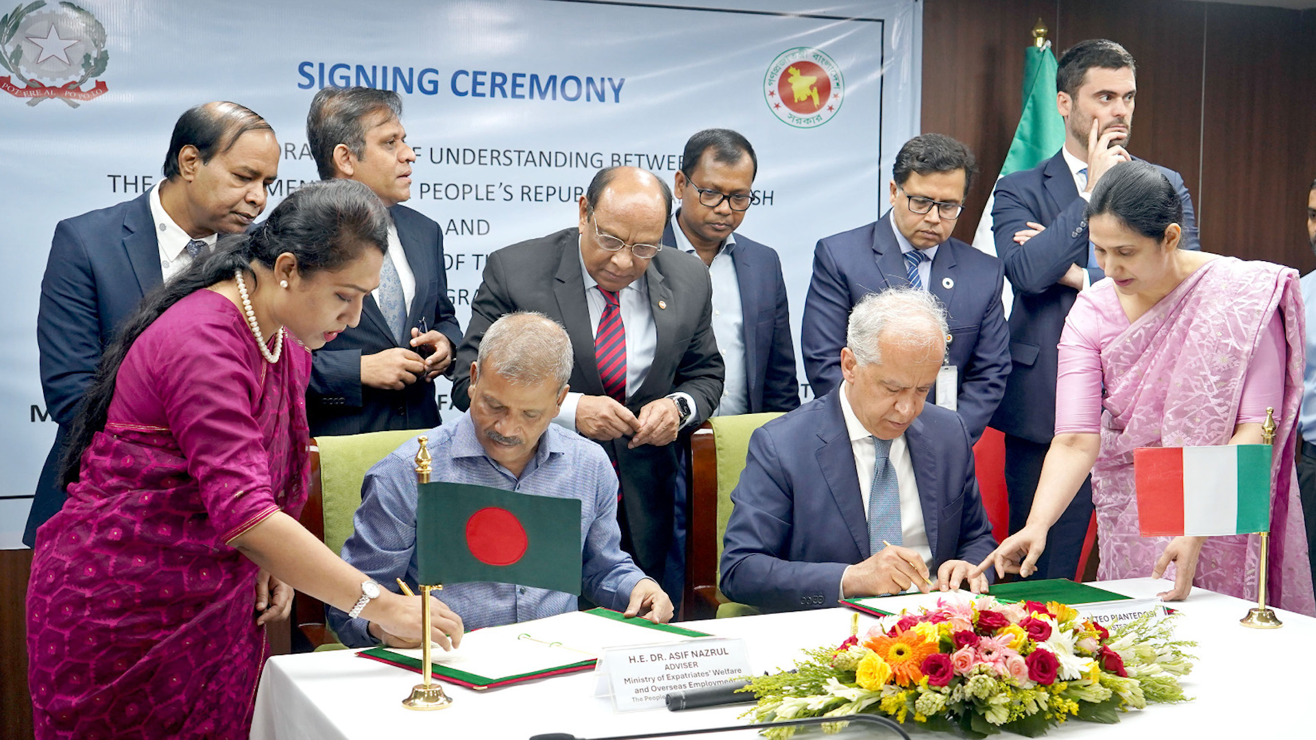 ইতালিতে বৈধ অভিবাসন বৃদ্ধির লক্ষ্যে কাজ চলছে :ড. আসিফ নজরুল