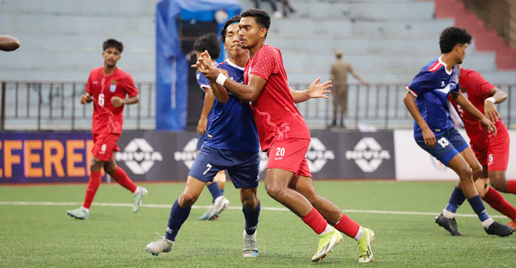 সাফ অনূর্ধ্ব-১৯ চ্যাম্পিয়নশিপ নেপালকে হারিয়ে ফাইনালে বাংলাদেশ
