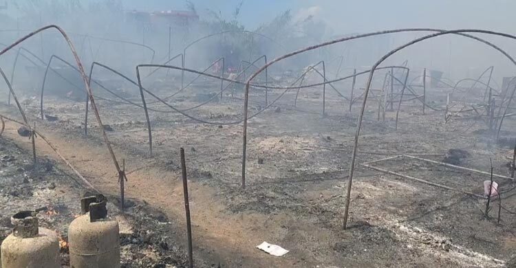 গ্রিসে বাংলাদেশি শ্রমিকদের অস্থায়ী বাসস্থান পুড়ে ছাই