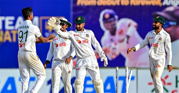 নিশাঙ্কার ডাবল আটকালেও তৃতীয় দিন শেষে অস্বস্তিতে বাংলাদেশ