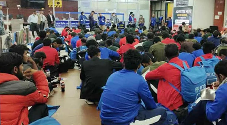 লিবিয়া থেকে দেশে ফিরলেন ১৭৫ বাংলাদেশি