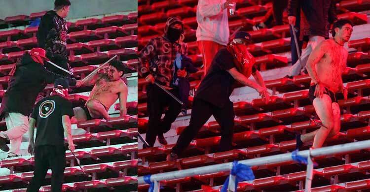 আর্জেন্টিনায় তুমুল সংঘর্ষের পর বন্ধ ফুটবল ম্যাচ