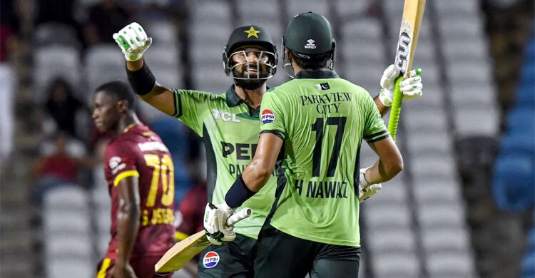২৮০ রান করেও পাকিস্তানকে হারাতে পারলো না ওয়েস্ট ইন্ডিজ
