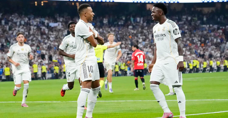 এমবাপের পেনাল্টি গোলে জয়ে লা লিগা শুরু রিয়ালের