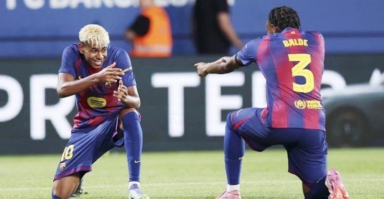 ব্যালন ডি’অর দৌড়ে আরও এগিয়ে ইয়ামাল, বার্সার জয় ৫-০ গোলে