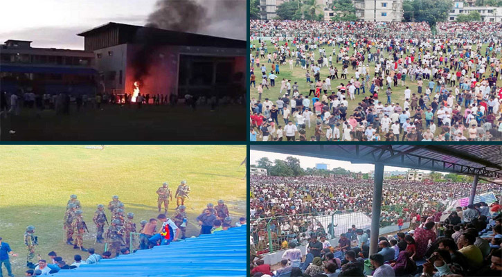 কক্সবাজারে ফুটবল ম্যাচ নিয়ে সংঘর্ষ, ইউএনওসহ আহত ৫০