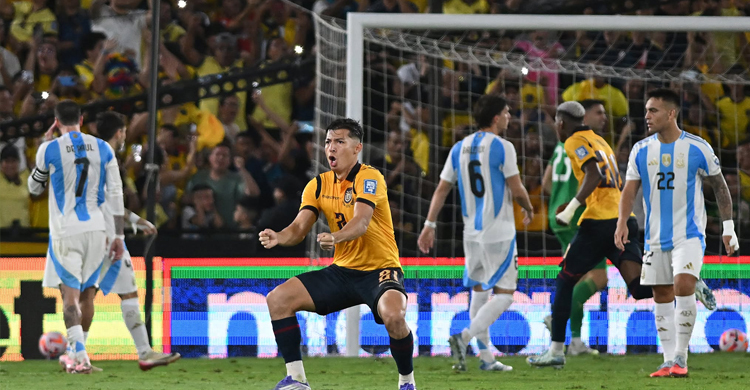 বিশ্বকাপ বাছাই শেষ ম্যাচে হারলো মেসিহীন আর্জেন্টিনা