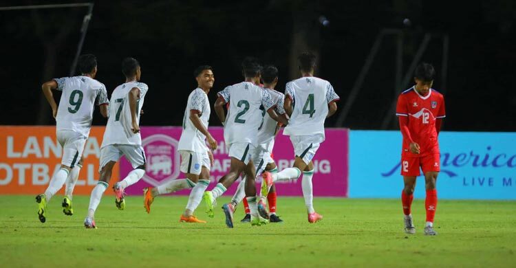 সাফ অনূর্ধ্ব-১৭ নেপালের জালে বাংলাদেশের ৪ গোল