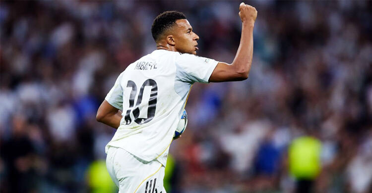 এমবাপের জোড়া পেনাল্টিতে ১০ জনের মাদ্রিদের রেকর্ডতম জয়