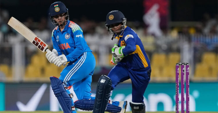 নারী ওয়ানডে বিশ্বকাপশ্রীলঙ্কাকে ২৭০ রানের বিশাল লক্ষ্য দিল ভারত
