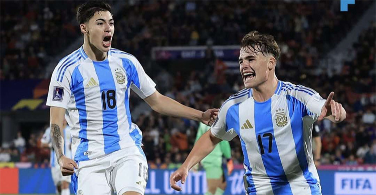 অনূর্ধ্ব-২০ বিশ্বকাপ কলম্বিয়াকে হারিয়ে ফাইনালে আর্জেন্টিনা