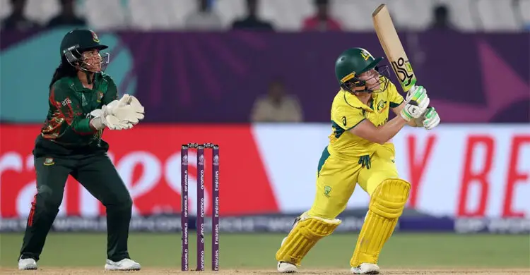 অ্যালিসার সেঞ্চুরি, বাংলাদেশকে ১০ উইকেটে হারাল অস্ট্রেলিয়া