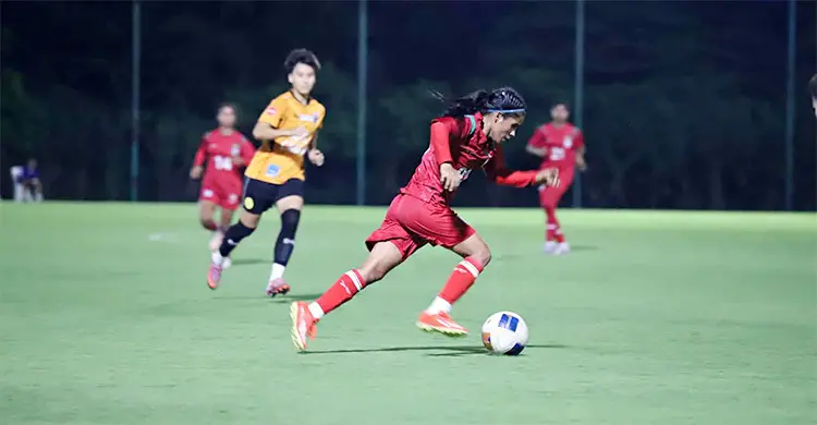 থাইল্যান্ডের বিপক্ষে ৩ গোলে হেরেছে বাংলাদেশের মেয়েরা