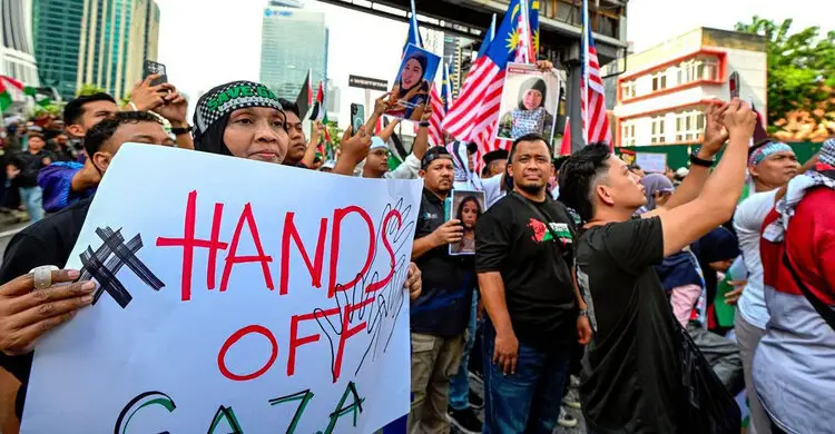 কুয়ালালামপুরে সংহতি জানিয়ে সুমুদ ফ্লোটিলা সমাবেশ