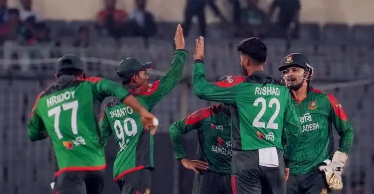 রিশাদের ঘূর্ণিতে ছোট পুঁজি নিয়েও দুর্দান্ত জয় বাংলাদেশের