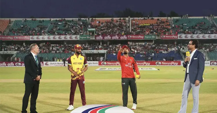 শেষ টি-টোয়েন্টিতে টস জিতে ব্যাটিংয়ে বাংলাদেশ