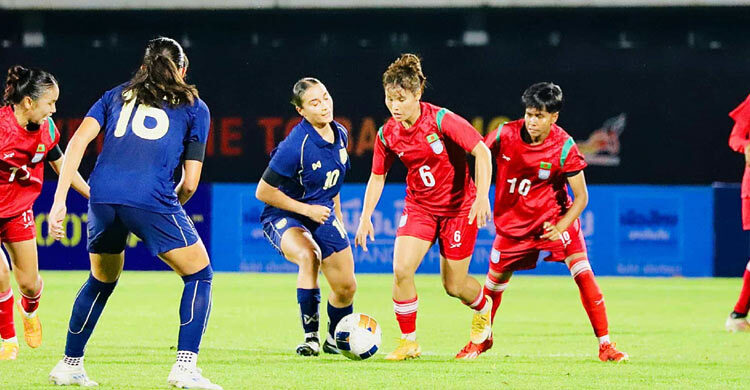 দুই বছর পর বাংলাদেশের জালে ৫ গোল, থাইল্যান্ডের কাছে বড় হার