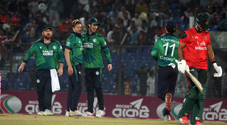ব্যাটিং ব্যর্থতায় আয়ারল্যান্ডের কাছে বড় হার বাংলাদেশের