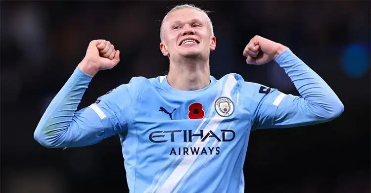 হালান্ডের জোড়া গোলে দ্বিতীয় স্থানে উঠে এলো ম্যানসিটি