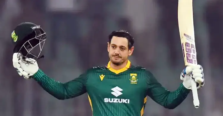 ডি ককের কামব্যাক সেঞ্চুরিতে পাকিস্তানকে উড়িয়ে সমতায় প্রোটিয়ারা