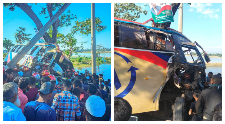 সিলেট-তামাবিল সড়কে ঝরল দুই প্রাণ, আহত ১২