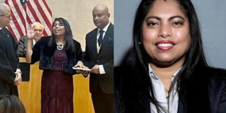 কোরআন ছুঁয়ে শপথ নিয়ে মার্কিন বিচারপতি হলেন বাংলাদেশি নারী