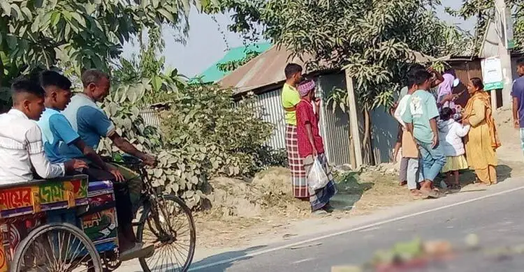 বগুড়ায় ট্রাকের চাকায় পিষ্ট হয়ে প্রাণ গেলো মা-মেয়ের