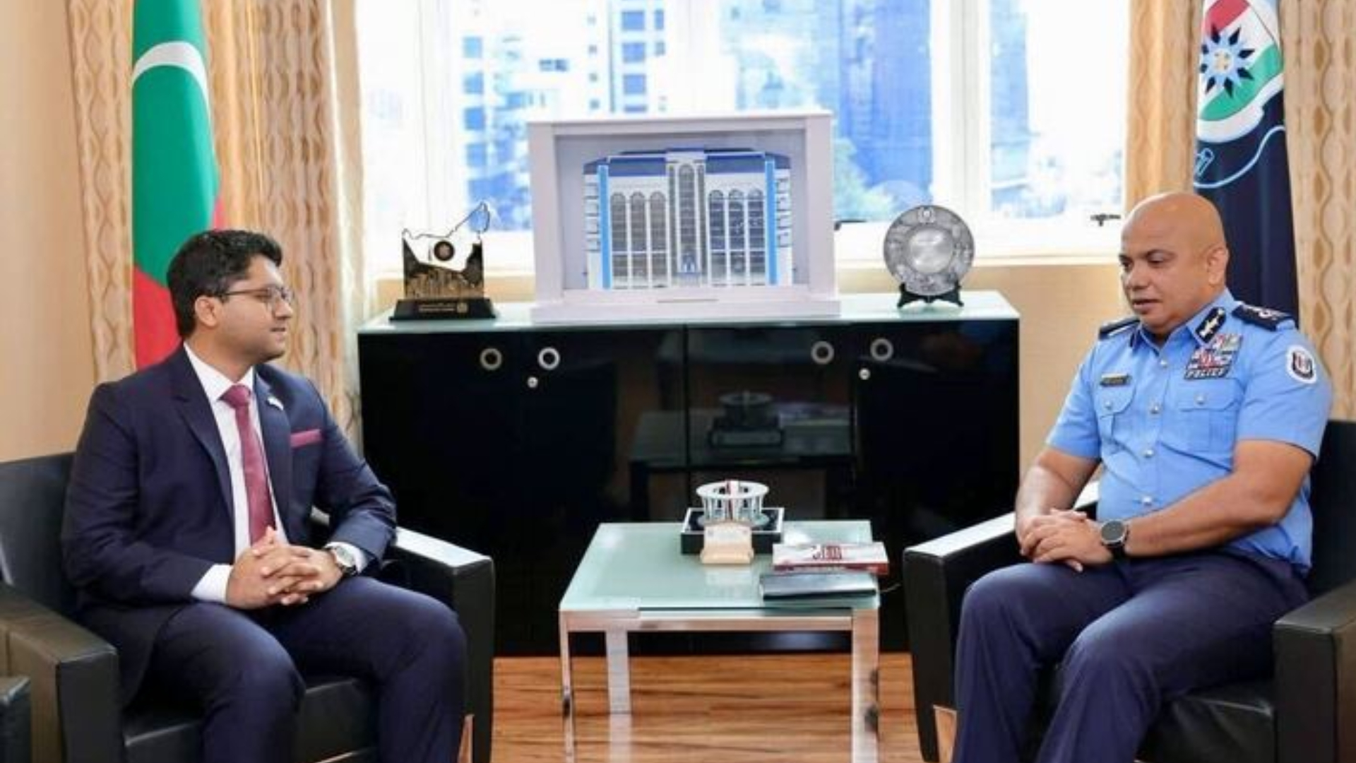 মালদ্বীপের পুলিশ কমিশনারের সঙ্গে বাংলাদেশ হাইকমিশনারের সাক্ষাৎ