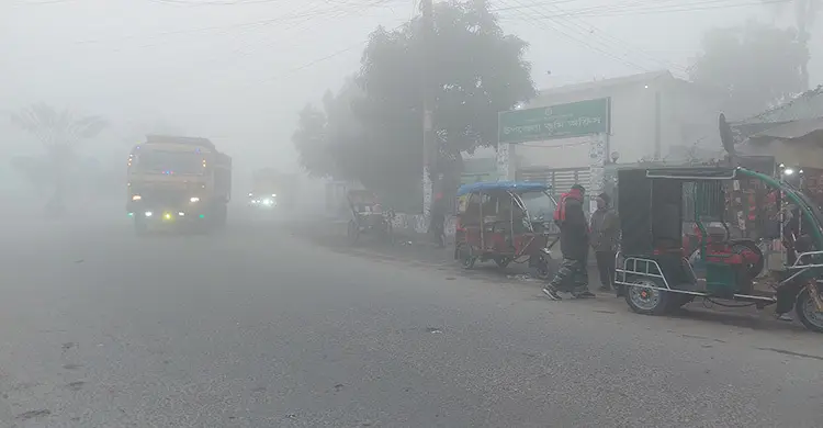 পঞ্চগড়ে আবারো শৈত্যপ্রবাহ, তাপমাত্রা ৮.৬