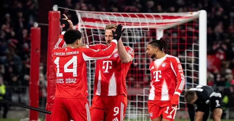 ভলফসবুর্গের জালে বায়ার্নের ৮ গোল