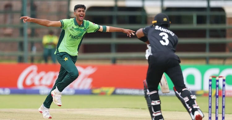 অনূর্ধ্ব-১৯ বিশ্বকাপ নিউজিল্যান্ডকে বড় ব্যবধানে হারালো পাকিস্তান