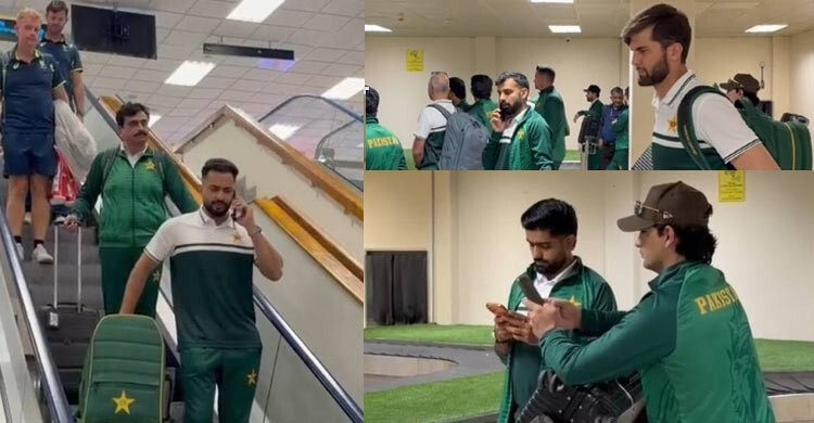 বিশ্বকাপ খেলতে শ্রীলঙ্কায় পৌঁছেছে পাকিস্তান দল