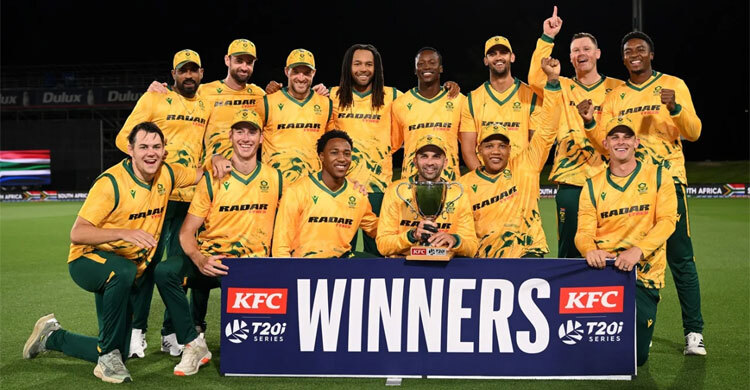 শেষ ম্যাচে নিউজিল্যান্ডকে হারিয়ে সিরিজ দক্ষিণ আফ্রিকার