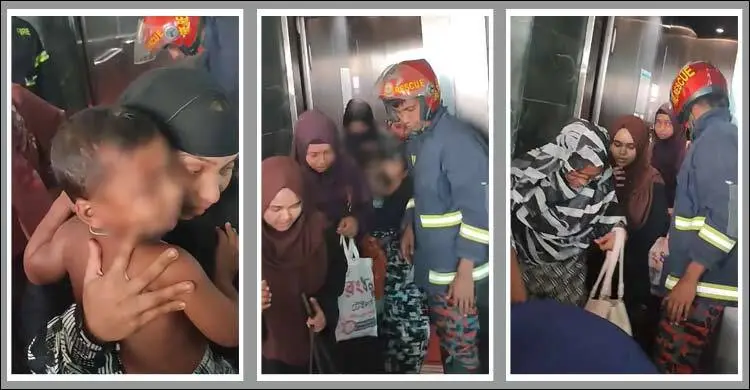 মাদারীপুরে লিফটে আটকা শিশুসহ ৭ নারী, দেড়ঘণ্টা পর উদ্ধার