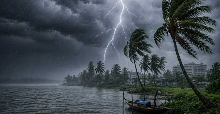 ১৩ অঞ্চলে ঝড়ের আভাস, নদীবন্দরে সতর্কতা জারি