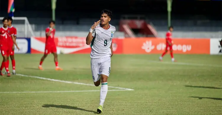 সাফ অনূর্ধ্ব-২০ ফুটবল নেপালকে হারিয়ে ফাইনালে বাংলাদেশ