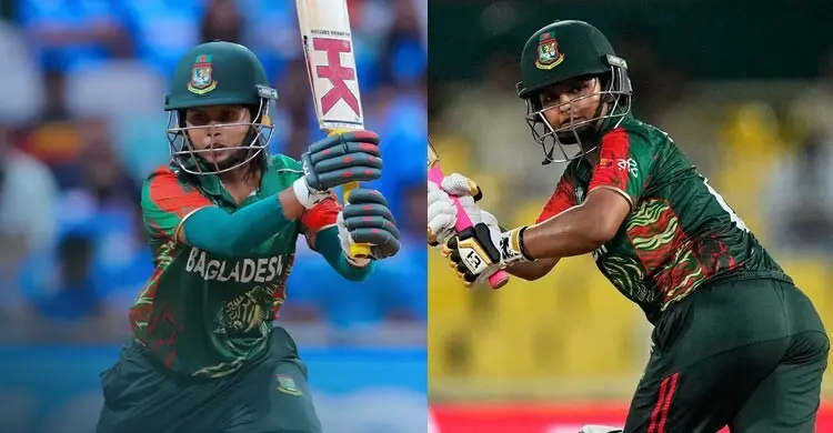 বাংলাদেশকে জিতিয়ে র‍্যাঙ্কিংয়ে লাফ শারমিন-সোবহানার