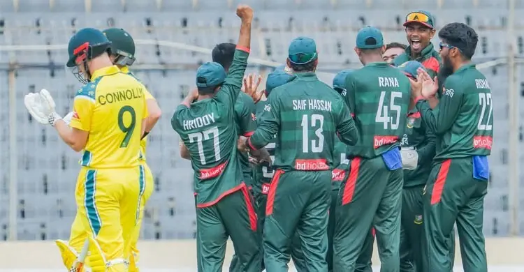 ২১ বছর পর অস্ট্রেলিয়াকে ওয়ানডেতে হারালো বাংলাদেশ