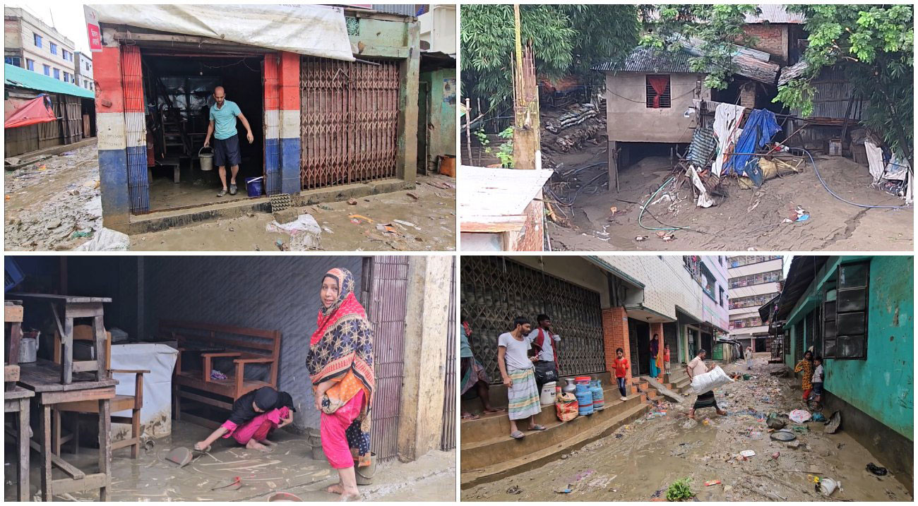 বান্দরবানে কমেছে বন্যার পানি, জনজীবনে স্বস্তি