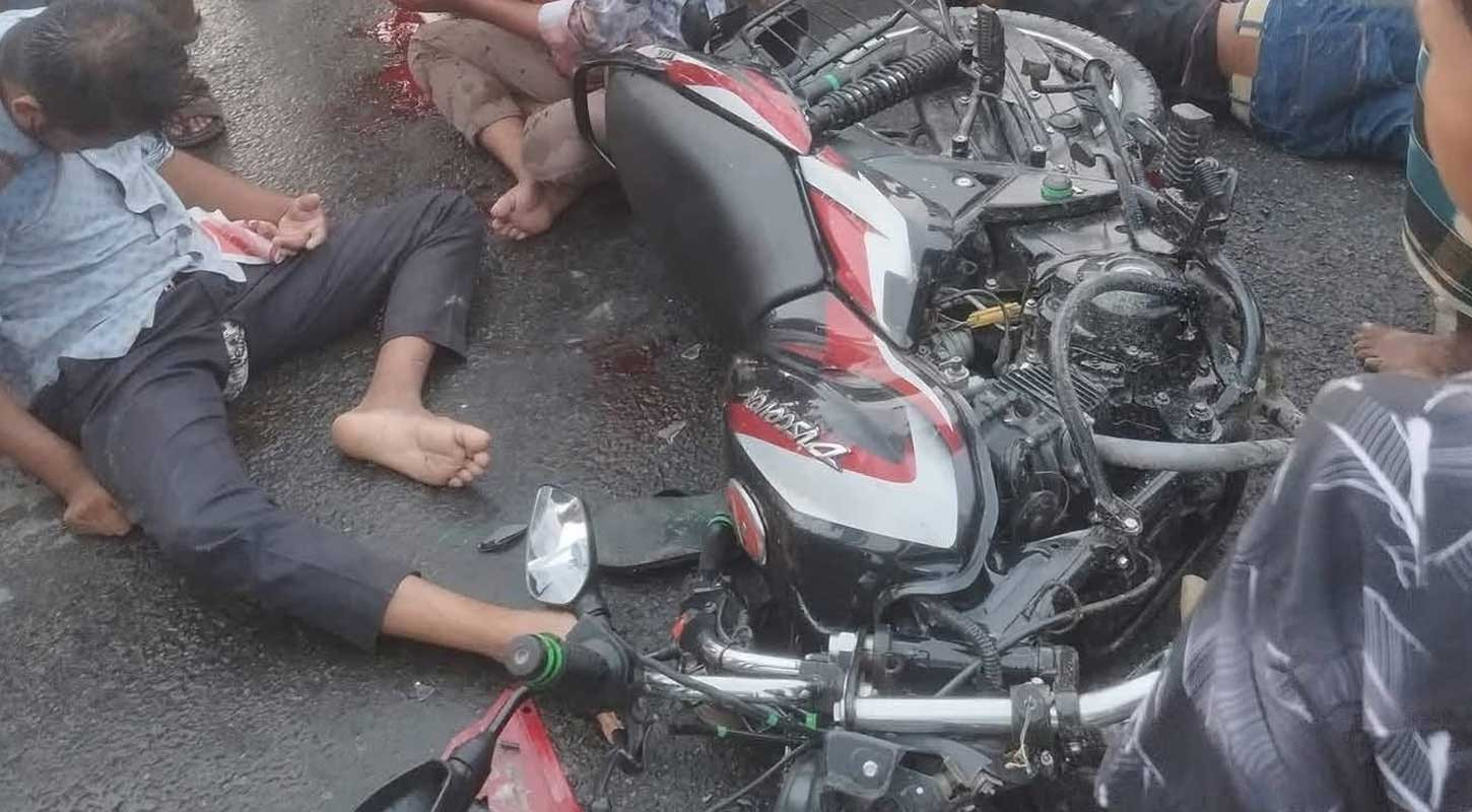 হবিগঞ্জে তিন মোটরসাইকেলের সংঘর্ষে নিহত ৩