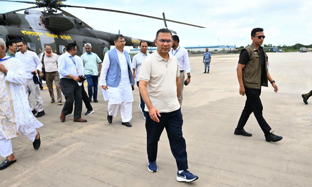 মাতারবাড়ী কয়লা বিদ্যুৎকেন্দ্র পরিদর্শন করলেন প্রধানমন্ত্রী